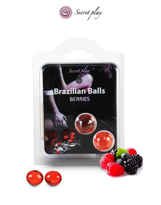 2 Brazilian Balls - baies rouges