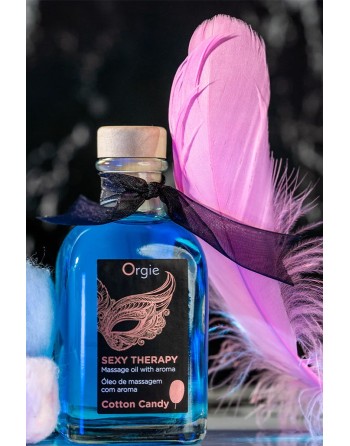 Huile de massage embrassable Sexy Therapy barbe à papa